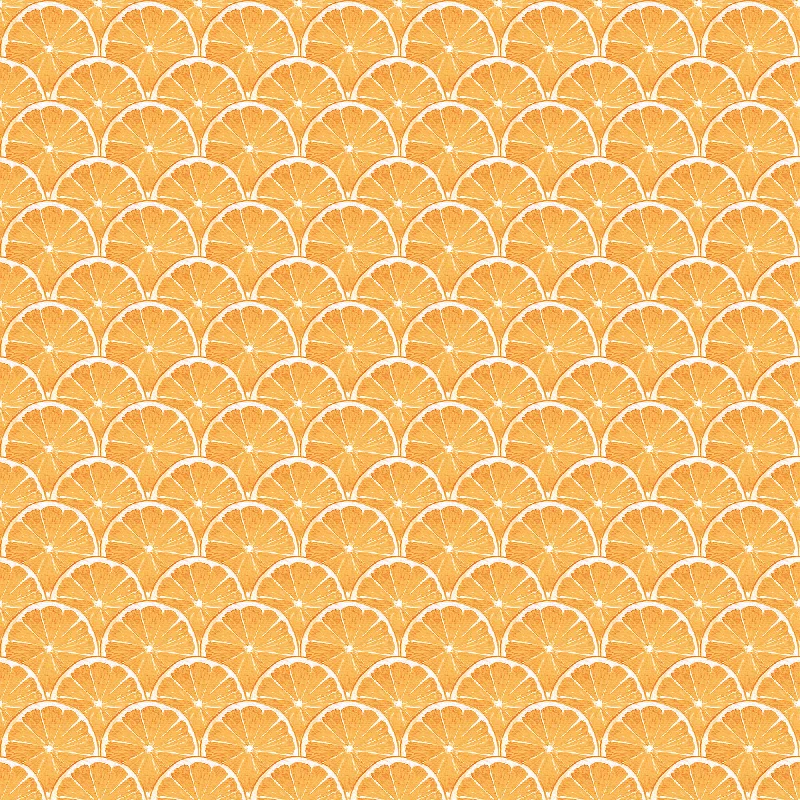 Lemon Scallop Orange Wallpaper from the Just Kitchens Collection