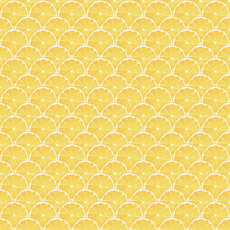 Lemon Scallop Yellow Wallpaper from the Just Kitchens Collection