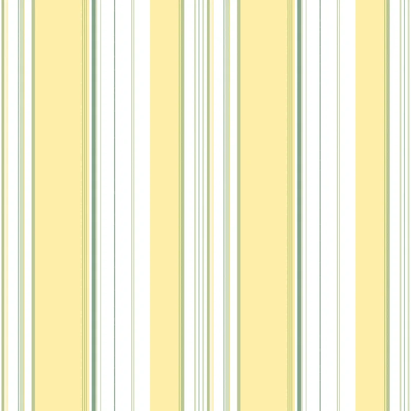 Multi Stripe Yellow/Green Wallpaper from the Just Kitchens Collection