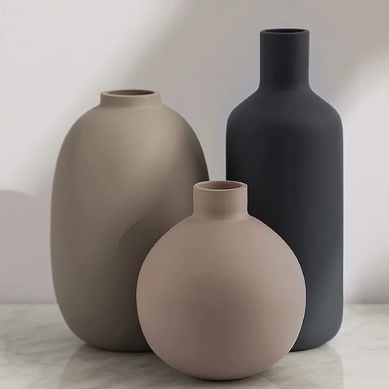 Neutral Small Vases For Table Decor