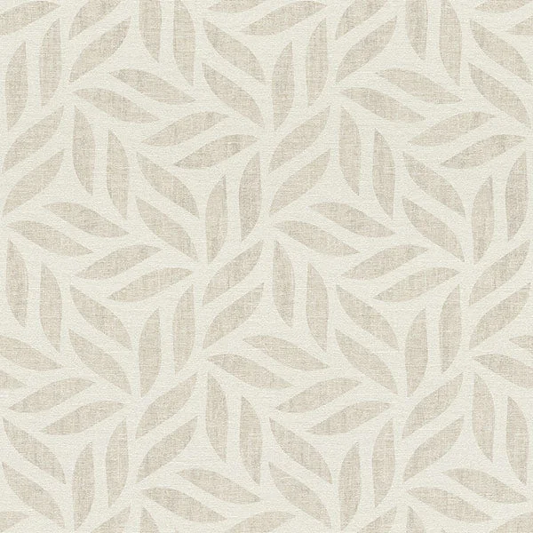 Sagano Taupe Leaf Wallpaper