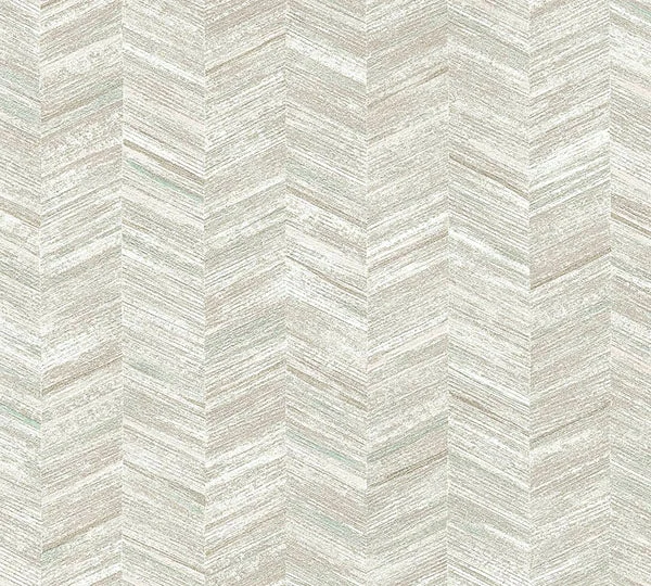 Tatlin Grey Chevron Wallpaper