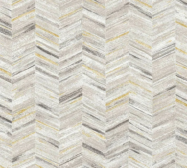 Tatlin Yellow Chevron Wallpaper