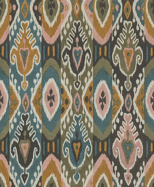 Villon Mustard Ikat Wallpaper