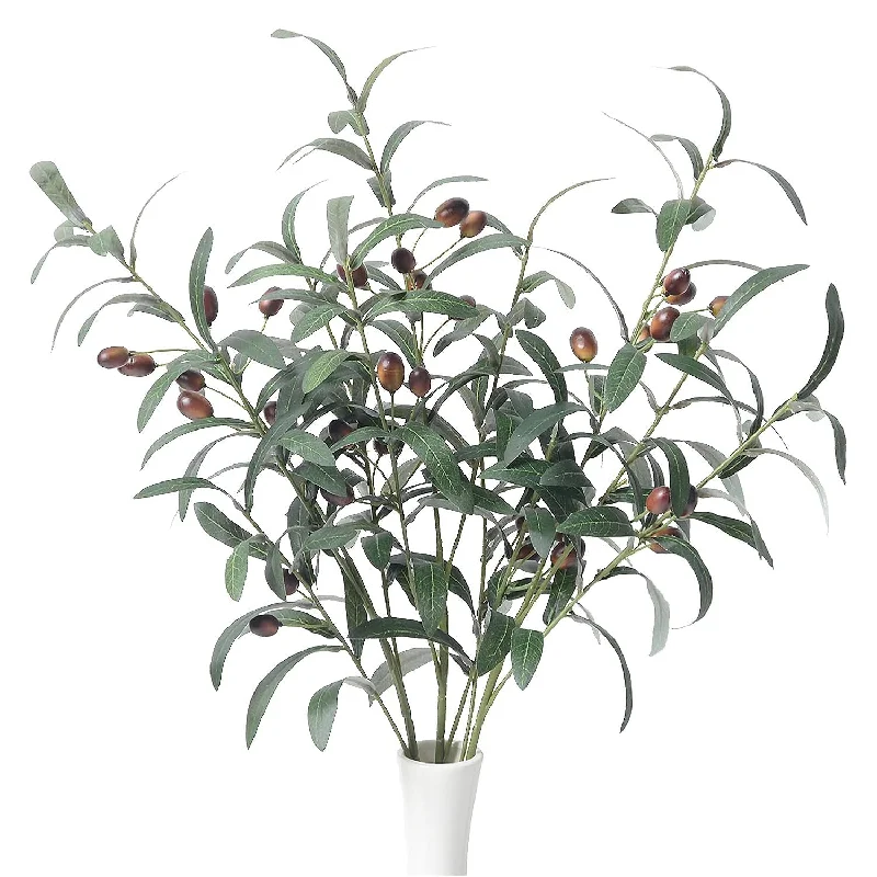 Artificial Olive Branch Faux Olive Branches For Vases Fake Branches Olive Stem