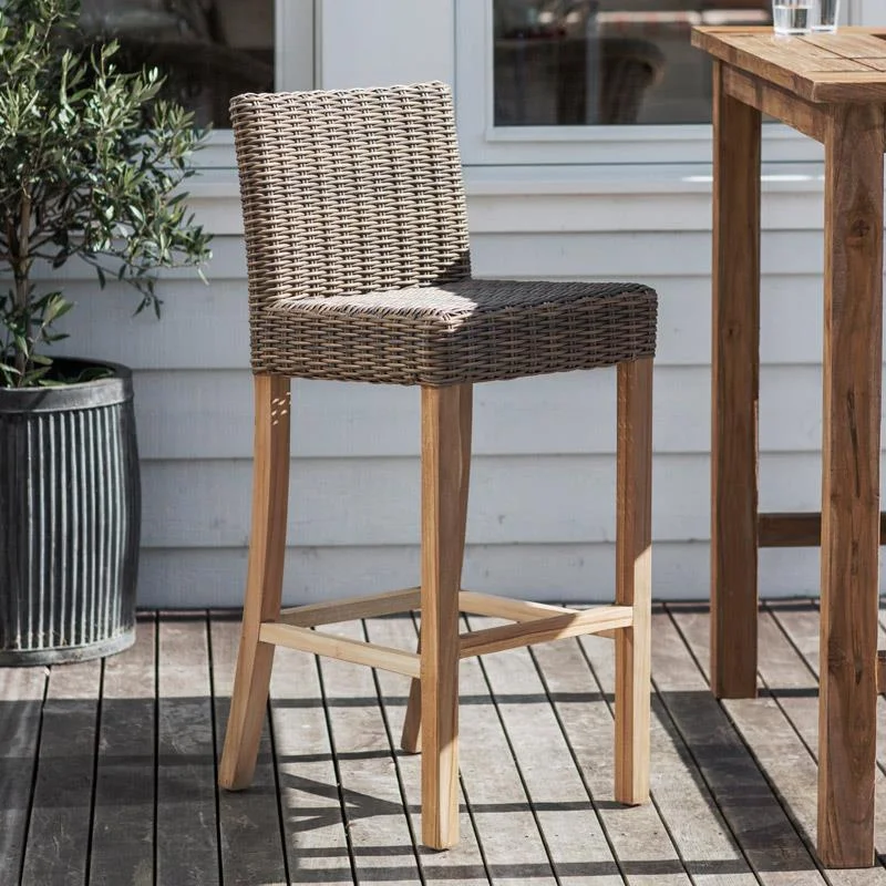 Lymington Bar Stool - All-weather Rattan