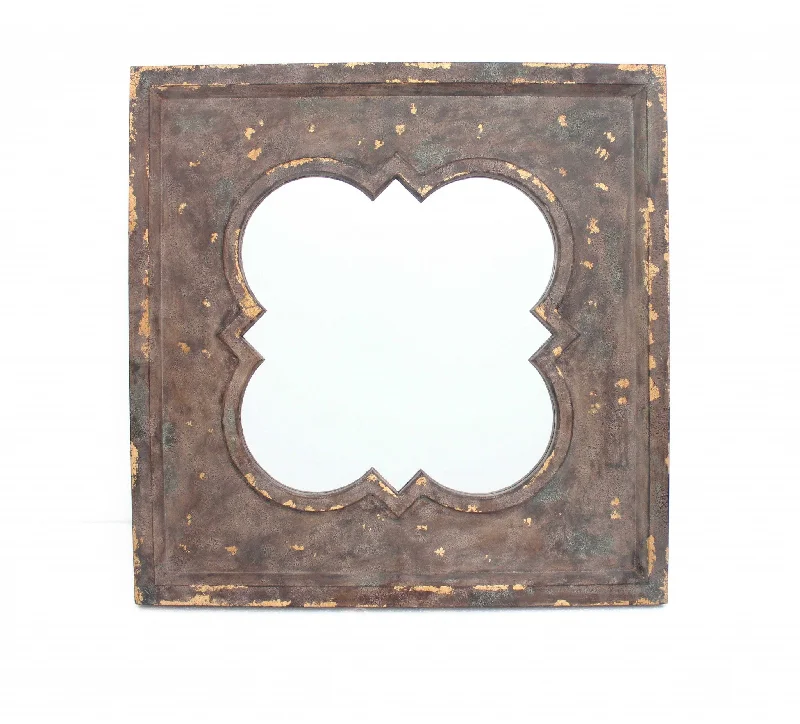 Bronze Square Accent Mirror