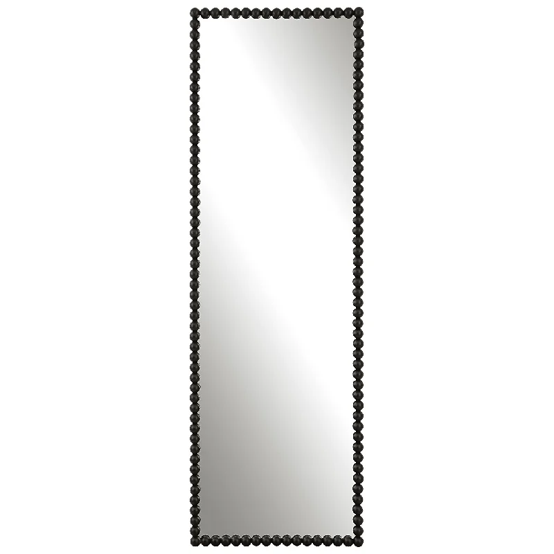 Uttermost 09791 Serna Black Tall Mirror