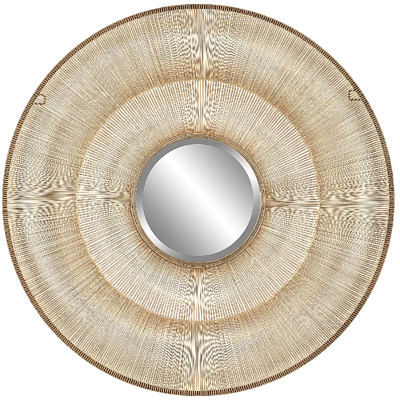 Uttermost 09852 Bauble Round Gold Mirror