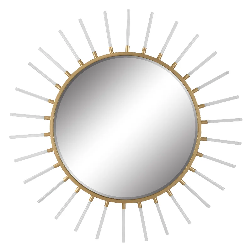 Uttermost 09883 Oracle Round Starburst Mirror