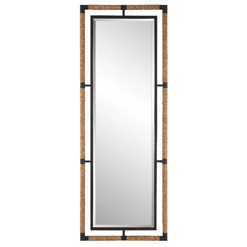 Uttermost 9925 Melville Iron & Rope Tall Mirror