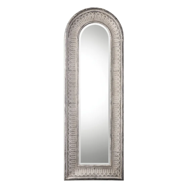 Uttermost 09118 Argenton Aged Gray Arch Mirror