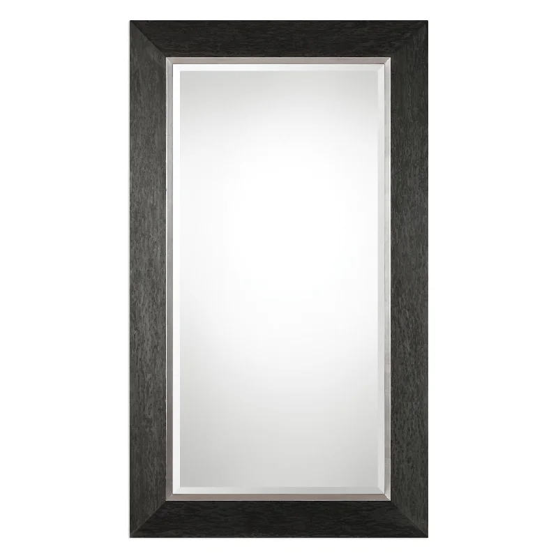 Uttermost 09166 Creston Oversized Mottled Black Mirror