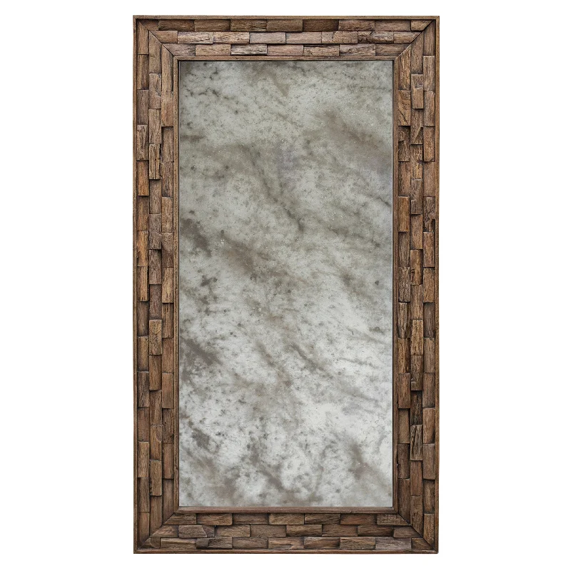 Uttermost 08159 Damon Mosaic Wood Mirror