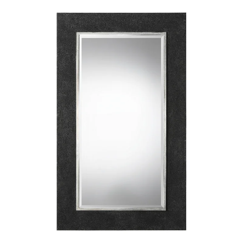 Uttermost 09249 Ferran Textured Black Mirror