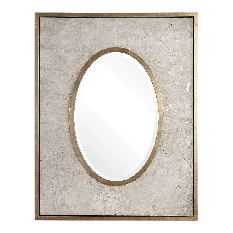 Uttermost 09434 Gabbriel Aged Oval Mirror