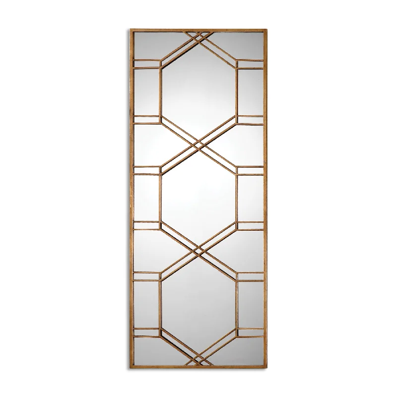 Uttermost 13922 Kennis Gold Leaf Leaner Mirror