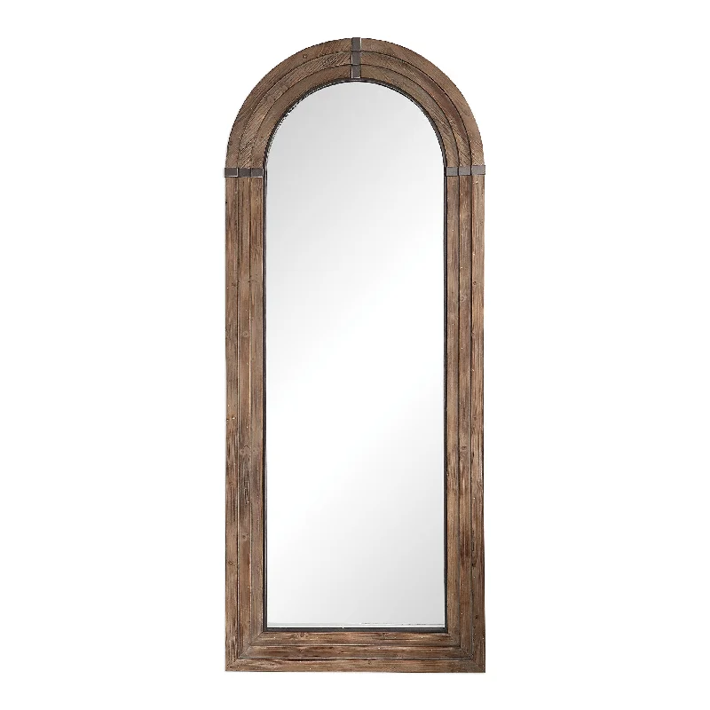 Uttermost 09394 Vasari Wooden Arch Mirror